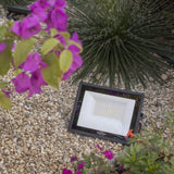 Refletor Led Slim 150w Branco Frio Ip65 Blumenau Preto 127/220v Preto Branco-frio
