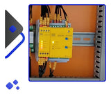 Relé de Segurança Monitor de Velocidade Zero WEG SZS-W/22 220Vca – PLd SIL2 IP20 para NR12