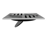 Grelha Inox para Ralo Automático Quadrada 10 cm Lorenzetti Loren Protect