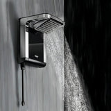 DUCHA LORENZETTI ACQUA STAR ULTRA PRETO/CROMADO 220V 7800W ELETRÔNICA