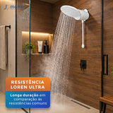 Chuveiro Lorenzetti Loren Comfort Eletrônico 7500W 220V Branco