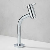 Torneira para Banheiro Lorenzetti Swan 1192 C42 Cromada de Mesa – Bica Baixa 1/4 de Volta