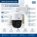 Câmera Speed Dome WEG WCAM IP-M02V-S5220 2MP Full HD, Zoom Óptico 25x, PoE+, IP66 — Branca