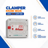Quadro de Proteção CLAMPER Mobi Box 220V 8kW 40A C/CP Cinza