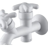 Torneira para Tanque com Saída para Máquina de Lavar Lorenzetti Brio 1131 F34 Branca – Água Fria – Parede