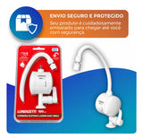 Torneira Elétrica Loren Easy de Mesa 4 Temperaturas 127V 4800W Branco Brilhante Lorenzetti