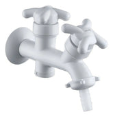 Torneira para Tanque com Saída para Máquina de Lavar Lorenzetti Brio 1131 F34 Branca – Água Fria – Parede