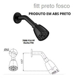 DUCHA FRIA LORENZETTI FITT 7000 F16 PRETO FOSCO – JATO MULTIDIRECIONAL