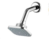 Ducha Fria Lorenzetti FLATT Quadra 7004 F16 Cromada de Parede para Aquecimento Solar, Gás ou Boiler