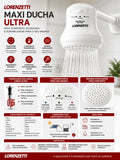 Chuveiro Lorenzetti Maxi Ducha Ultra Branco 127V 5500W 5,5 kW