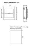Quadro Distribuição Embutir 24 Disjuntores QDW02-24 BE WEG