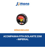 Kit Chuveiro Loren Shower Ultra Eletrônico 220V 7500W + Fita Isolante 20m Lorenzetti
