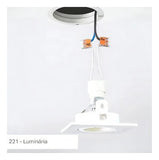 Conector Emenda Wago 2 Vias 4mm - Laranja-claro