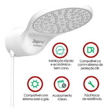 Chuveiro Ducha Eletrônica Moment 7500W 220V 7.5 kW Zagonel