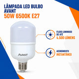 Lâmpada LED Bulbo HP Avant 50W 6500K E27 Bivolt Branco Frio