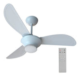 Ventilador de Teto Ventisol Mistral Inverter LED 18W 96cm Bivolt 127/220V 3 Pás Branco com Controle Remoto Ref. 14225