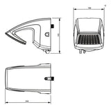 Ducha Lorenzetti Futura Multitemperaturas Branco 220V 7500W – 4 Temperaturas