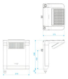DUCHA LORENZETTI ACQUA STAR ULTRA PRETO/CROMADO 220V 7800W ELETRÔNICA