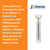 Resistência Lorenzetti Advanced - Top Jet Eletrônica 220V 7500W – Ref. 3056-F