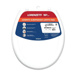 Assento Sanitário Almofadado Oval Levitti Branco Lorenzetti