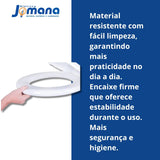 Assento Sanitário Almofadado Oval Levitti Branco Lorenzetti