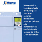 Inversor De Frequência CFW500 30CV 49A 380V Trifásico Industrial Pesado WEG