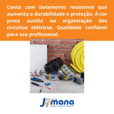 Cabo Flexível 2,5mm² Preto 750V Rolo 100 Metros Antichama SIL