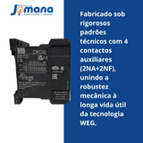 Mini Contator Auxiliar Cwca0-22-00c03 24VDC WEG