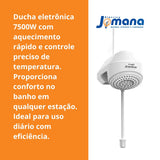 Ducha Eletrônica E-Soft 7500W 220V Branca Enerbras