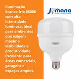 Lâmpada High LED Taschibra TKL 270 50W 6500K – Branco Frio – Bivolt – Base E27