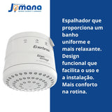 Chuveiro Enerducha Up Branco 3 Temperaturas Potência 5500 W 220V Enerbras