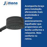 Ducha Chuveiro Enerbanho Preto 4 Temperaturas 6800W 220V Enerbras
