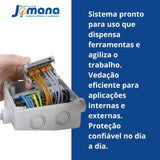 Gelbox 207-1333 Tamanho 3 para Conectores 4mm² WAGO