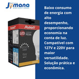 Lâmpada LED Bulbo 9W 6500K Bivolt 810lm Branco Frio Avant