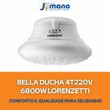 Chuveiro Lorenzetti Bella Ducha 4T 6800W 220V