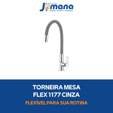 Torneira de Cozinha Loren Flex G27 1177 - Cinza Brilhante - Lorenzetti