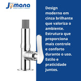 Torneira de Cozinha Loren Flex G27 1177 - Cinza Brilhante - Lorenzetti