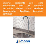 Torneira de Cozinha Loren Flex G27 1177 - Cinza Brilhante - Lorenzetti