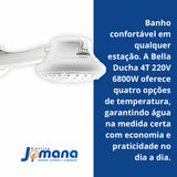 Chuveiro Lorenzetti Bella Ducha 4T 6800W 220V