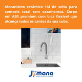Torneira Multiuso de Parede Bica Flexível 1178 G27 Lorenzetti