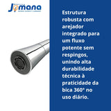 Misturador Monocomando Cozinha 2257 B277 Bica Flexível Lorenzetti