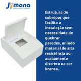 Quadro De Distribuição De Sobrepor Weg 4 Disjuntores Branco