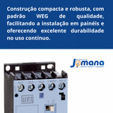 Minicontator Tripolar 7a Ca 1na Cwc07-10-30v26 Weg 12459272 220v