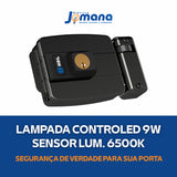 Hdl Fechadura Eletrônica C90 Abre P/dentro Fixa Preta