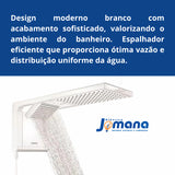 Chuveiro Elétrico De Parede Lorenzetti Acqua Ultra Duo 7,8kw Cor Branco 220v 7.8 Kw