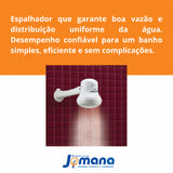 Chuveiro Elétrico Branco Maxi Ducha 4600W 220V Lorenzetti