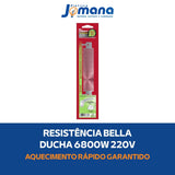 Resistência Bella Ducha Ultra 4T 3065-E 6800W 220V 7589234 Lorenzetti