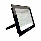Refletor Led Slim 150w Branco Frio Ip65 Blumenau Preto 127/220v Preto Branco-frio