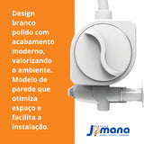 Torneira Elétrica Enerclean Branca Parede 5500W 220V Enerbras