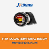 Fita Isolante Imperial 3m 18mm X 10 Metros- Kit com 10 Unidades